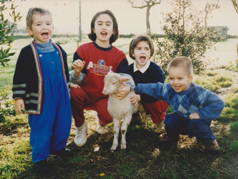 Sara, Alfredo, Alfonso y Carolina.